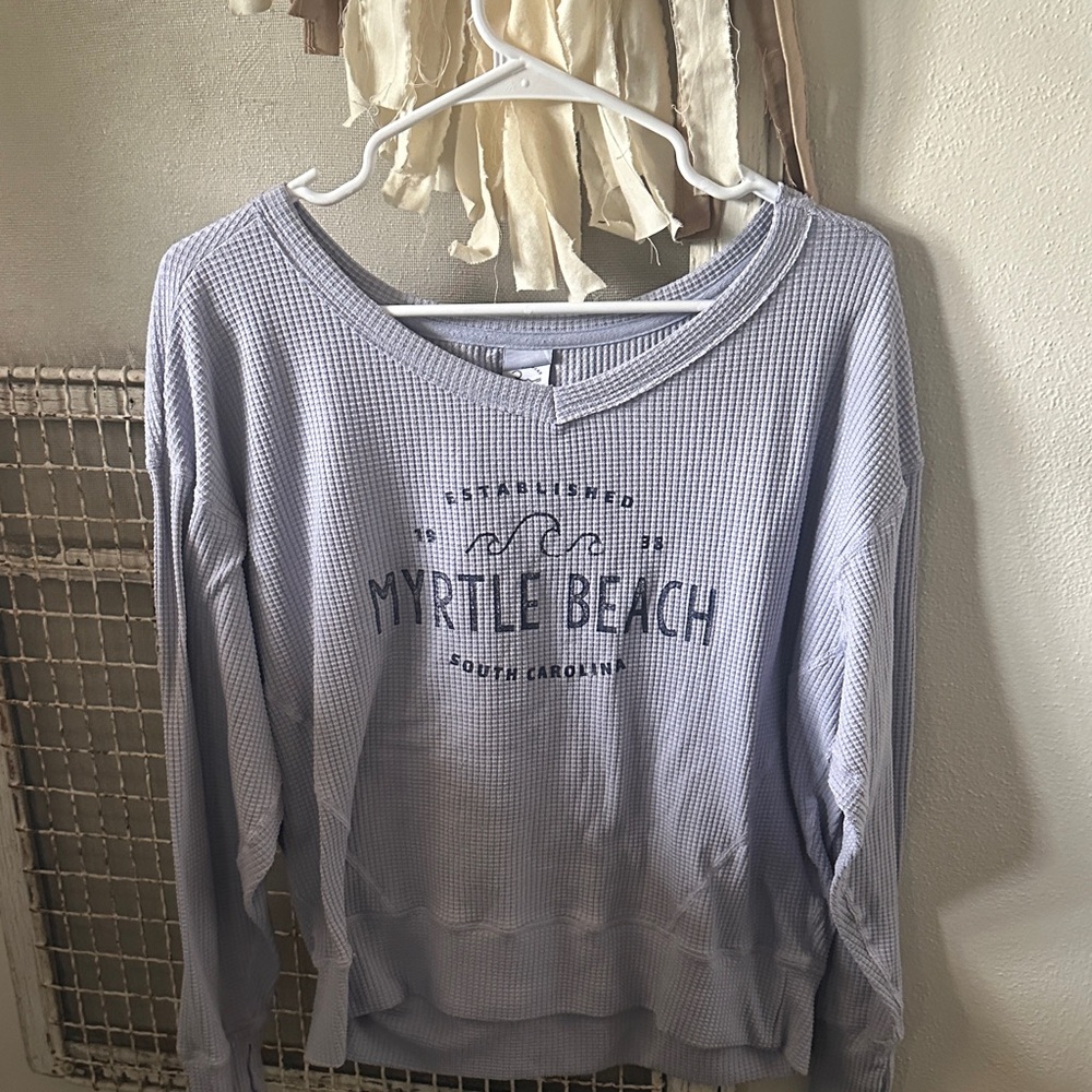 Myrtle Beach Gray Crew Neck Sweater
